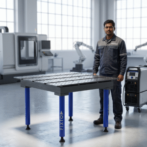 D16 2D Slotted Modular Welding Table (1000x950)