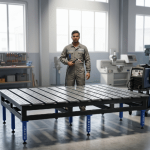 Giant Slotted Welding Tables